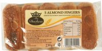 THE DUCHESS 5 Almond Flavoured Fingers 230g