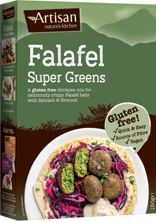 ARTISAN GRAINS Super Greens Falafel 150g