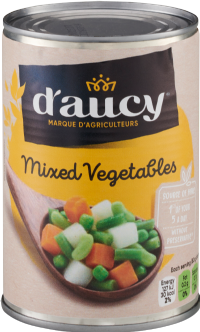 D'AUCY Mixed Vegetables 400g