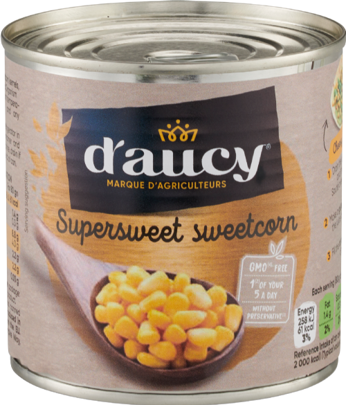 D'AUCY Supersweet Sweetcorn 326g
