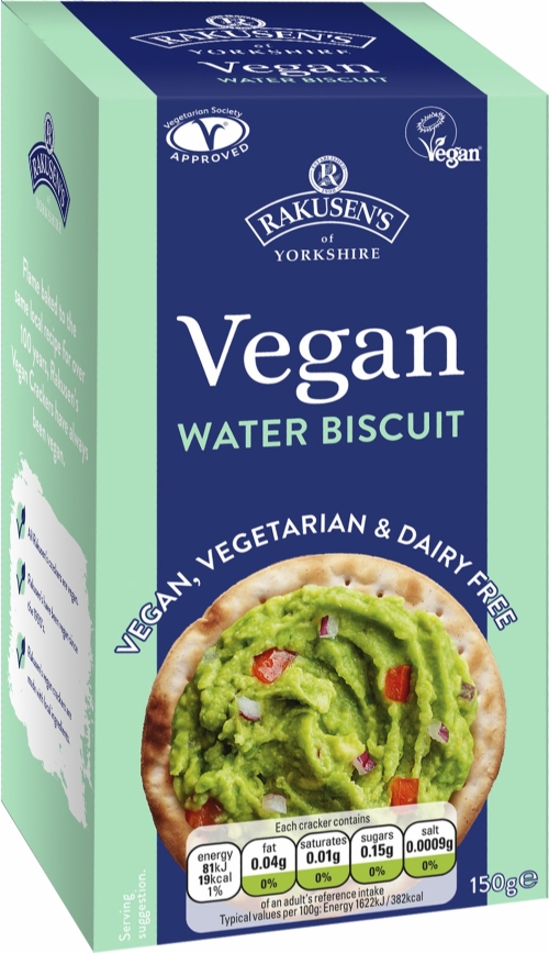 RAKUSEN'S Vegan Water Biscuits 150g