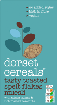 DORSET CEREALS Tasty Toasted Spelt Flakes Muesli 570g