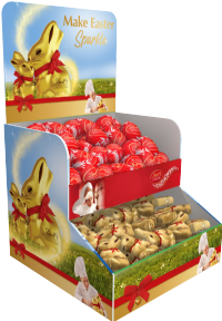LINDT 2 Tier Easter Display Unit - Supplied Empty