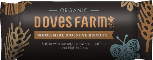 DOVES FARM Organic Wholemeal Digestive Biscuits 200g