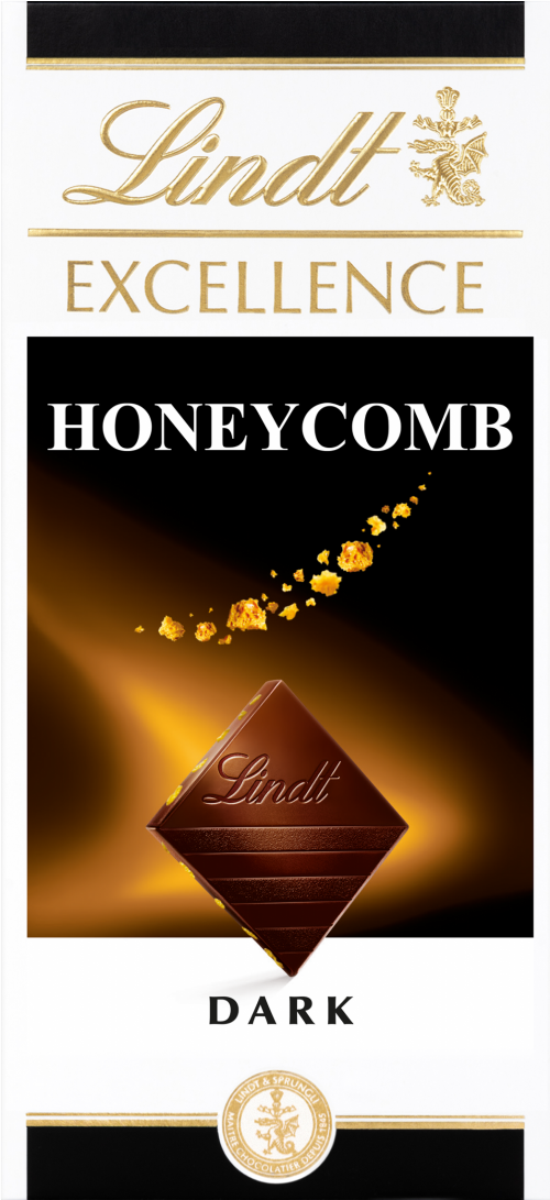 LINDT Excellence Dark Honeycomb Intense Bar 100g