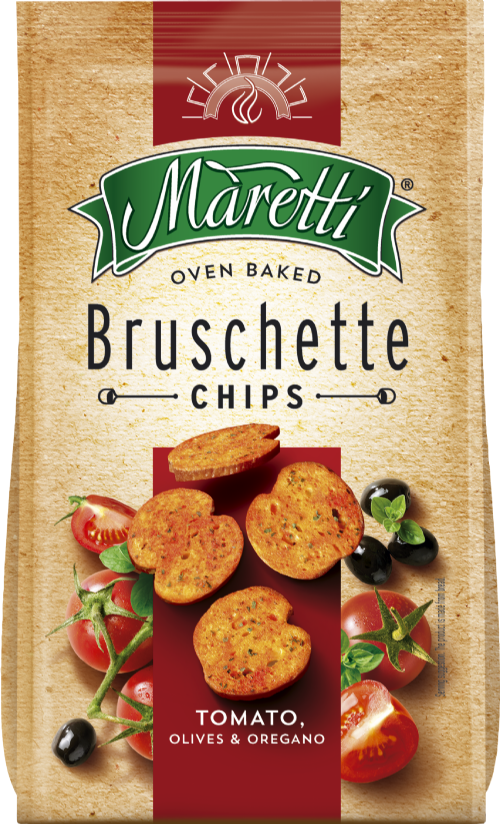 MARETTI Bruschette - Tomato, Olives & Oregano 150g