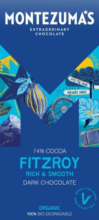 MONTEZUMA'S FitzRoy - Organic Dark Chocolate Bar 90g
