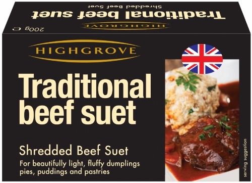 HIGHGROVE Traditional Beef Suet 200g