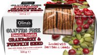 OLINA'S BAKEHOUSE Gluten Free Seeded Toasts - Cranberry & Pumpkin Seed 100g