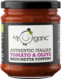 MR ORGANIC Tomato & Olive Bruschetta Topping 200g (5060178073492)