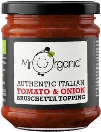 MR ORGANIC Tomato & Onion Bruschetta Topping 200g (5060178073508)