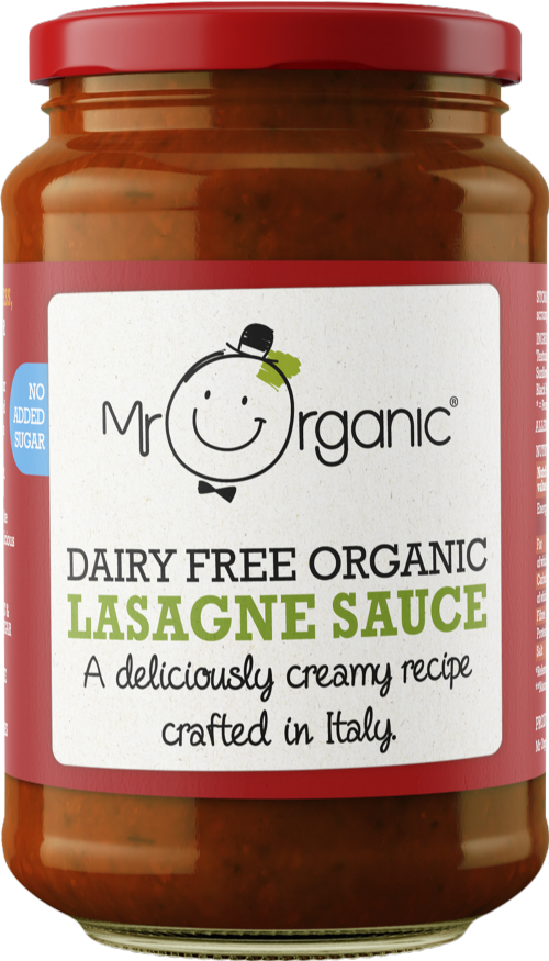 MR ORGANIC Dairy Free Organic Lasagne Sauce 350g