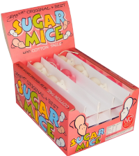 BOYNES Sugar Mice - Pink & White 20g
