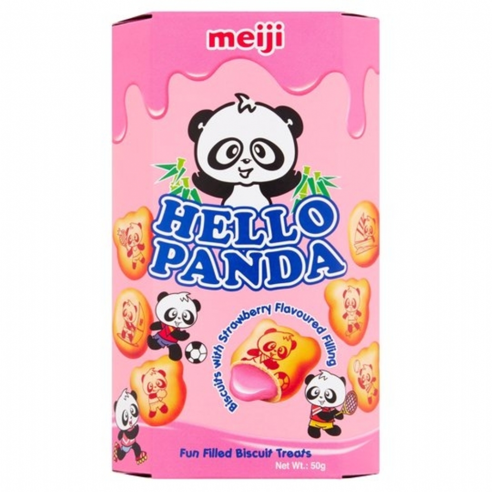 MEIJI Hello Panda - Strawberry 50g (8888077109183)