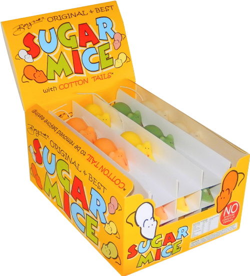 BOYNES Sugar Mice - Assorted Colours 20g