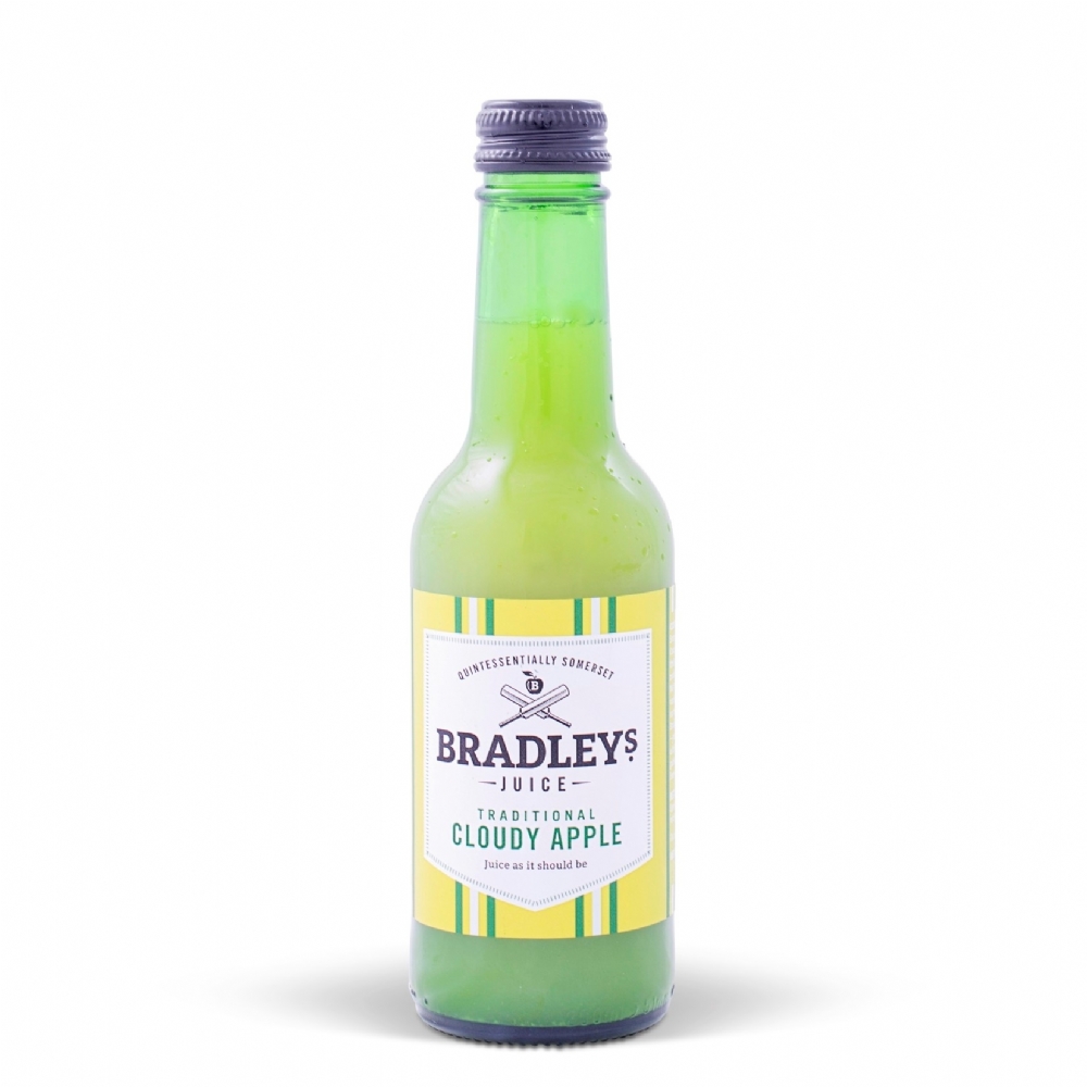 BRADLEY'S Traditional Cloudy Apple Juice 25cl (5060198380327)