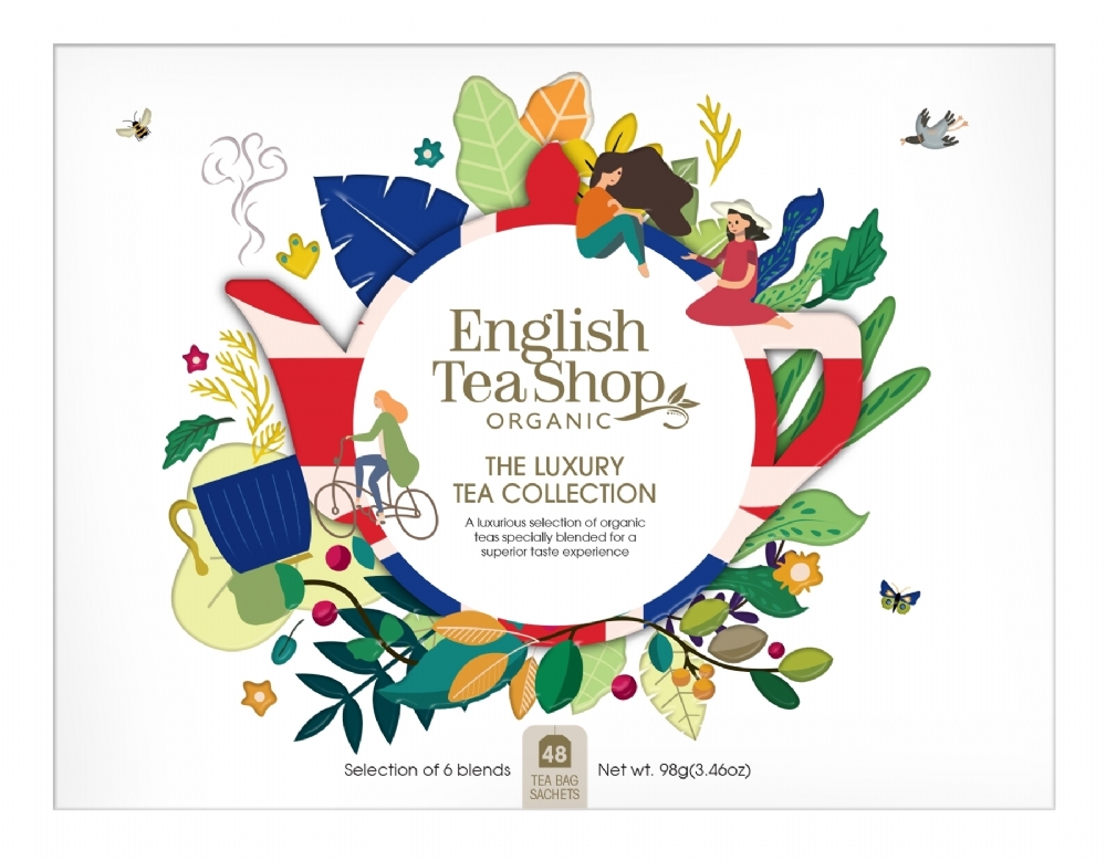 ENGLISH TEA SHOP Org. Luxury Tea Coll. Pack - 48 Sachets 94g (680275060857)