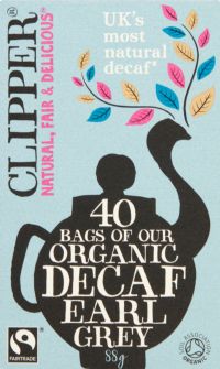 CLIPPER Organic Decaf Earl Grey 40 Tea Bags 40's (5021991942600)