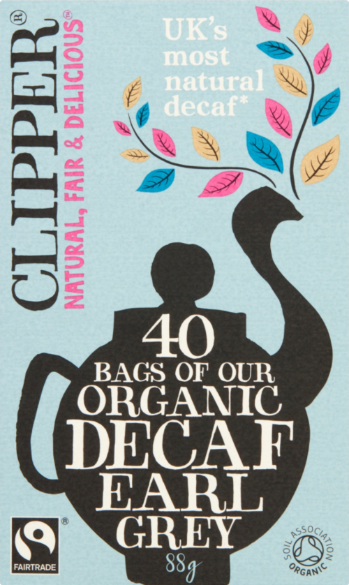 CLIPPER Organic Decaf Earl Grey 40 Tea Bags 40's