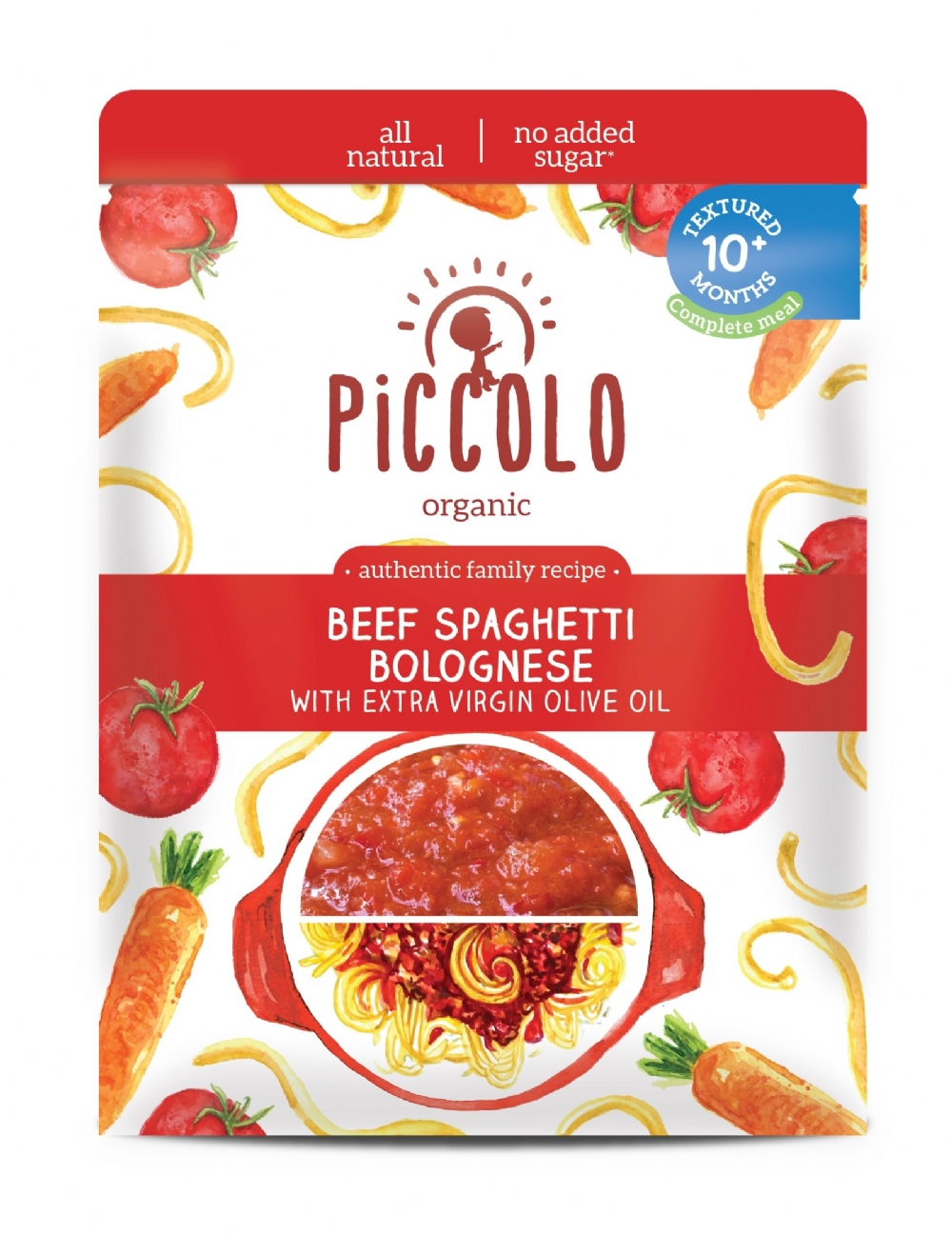 PICCOLO Beef Spaghetti Bolognese (Stage 3) 180g (5060452490861)