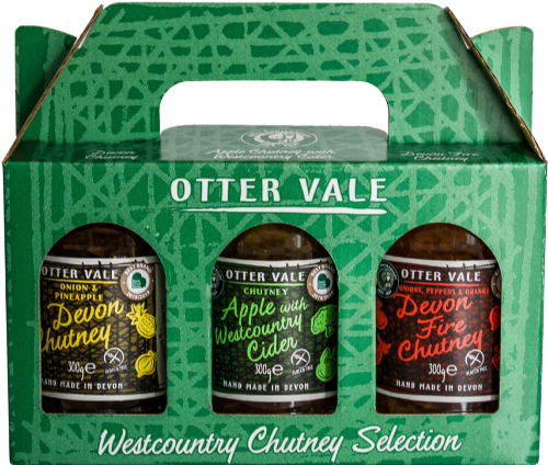 OTTER VALE Westcountry Chutney Selection Pack (3x300g)