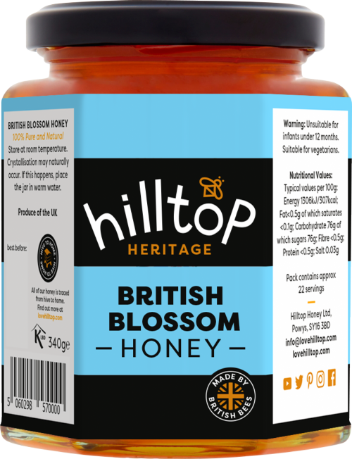 HILLTOP HONEY British Blossom Honey 340g