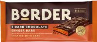 BORDER 5 Dark Chocolate Ginger Bars 120g (5012036001482)