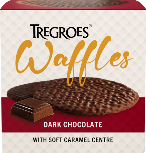 TREGROES Dark Chocolate Waffles