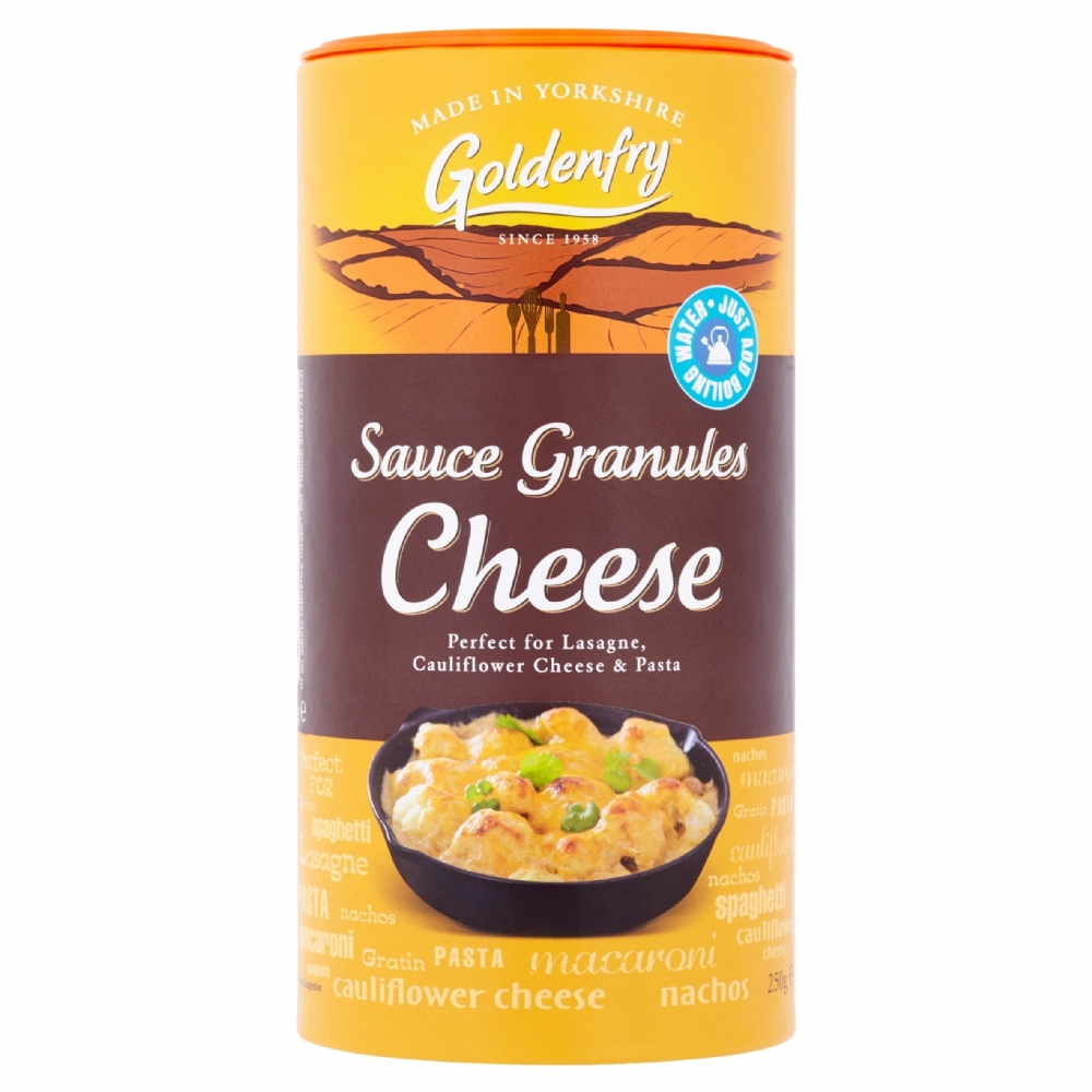 GOLDENFRY Sauce Granules - Cheese 250g (5010105001593)