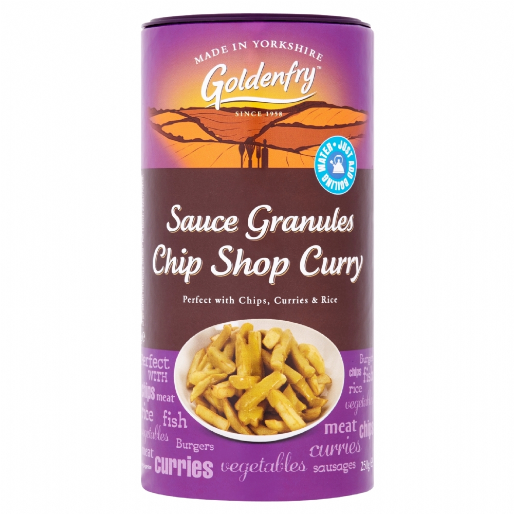 GOLDENFRY Sauce Granules - Chip Shop Curry 250g (5010105001616)