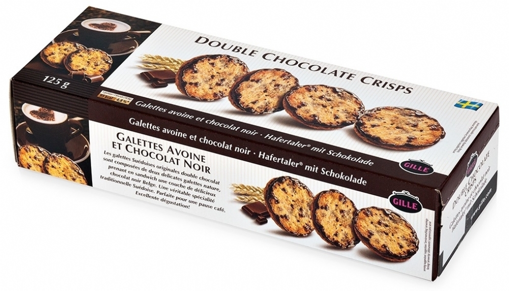 GILLE Double Chocolate Crisps 150g (7314710478510)