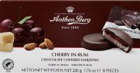 *CLEARANCE*  ANTHON BERG Cherry/Rum Marz. Chocs 12x220g 01/08
