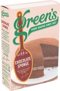 GREEN'S Classic Chocolate Sponge Mix 221g (5056036502136)