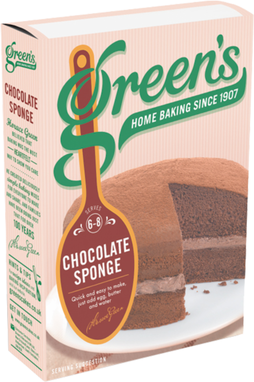 GREEN'S Classic Chocolate Sponge Mix 221g