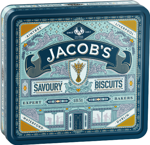 JACOB'S Biscuits for Cheese Heritage Tin 300g