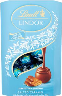 LINDT Lindor Salted Caramel Cornet 200g