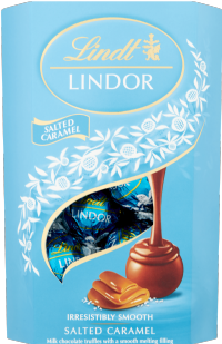 LINDT Lindor Salted Caramel Cornet 200g
