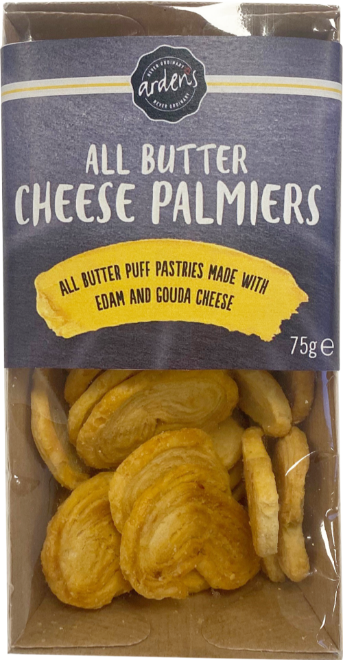 ARDEN'S All Butter Cheese Palmiers 75g