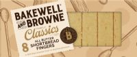 BAKEWELL AND BROWNE 8 All Butter Shortbread Fingers 160g