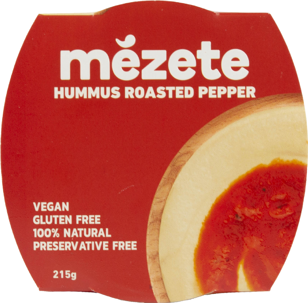 MEZETE Hummus - Roasted Pepper 215g (617241008926)