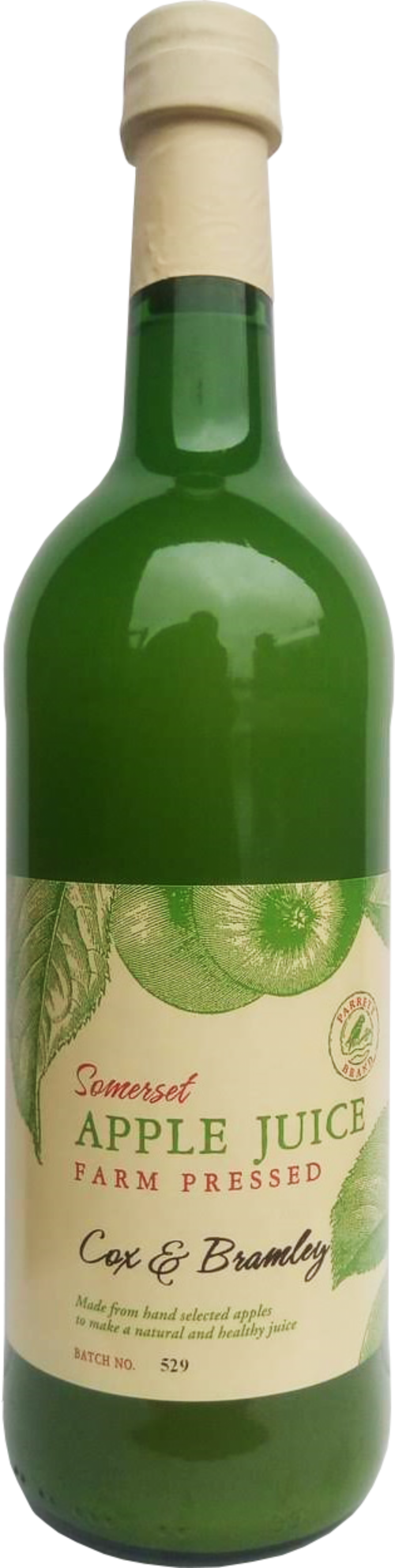 PARRETT BRAND Somerset Apple Juice - Cox & Bramley 75cl