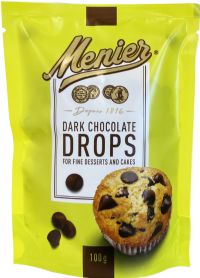 CHOCOLAT MENIER Dark 53% Cocoa Chocolate Drops 100g (7613287031617)