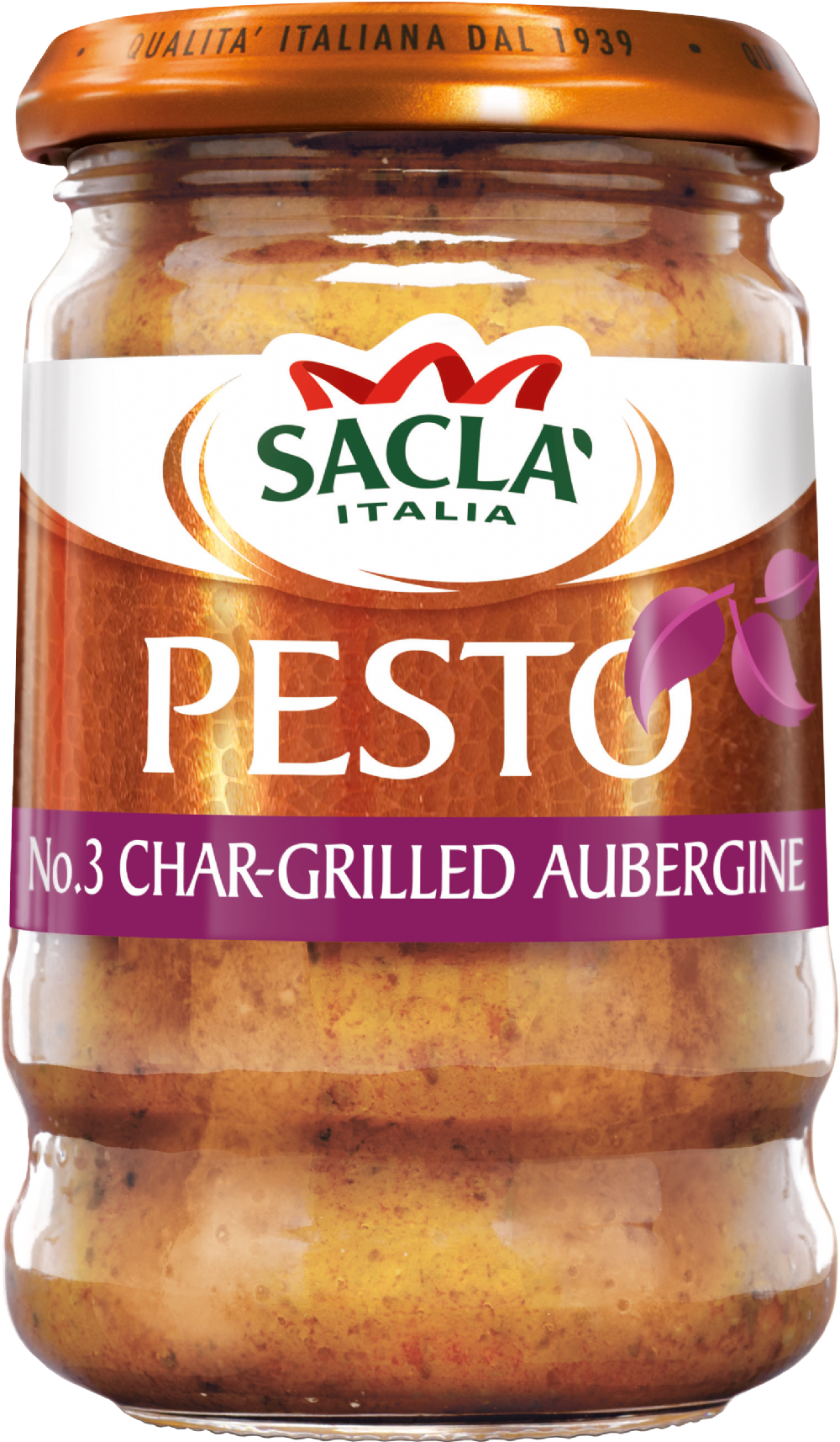 SACLA Char-Grilled Aubergine Pesto 190g