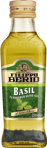 FILIPPO BERIO Extra Virgin Olive Oil - Basil Flavoured 250ml