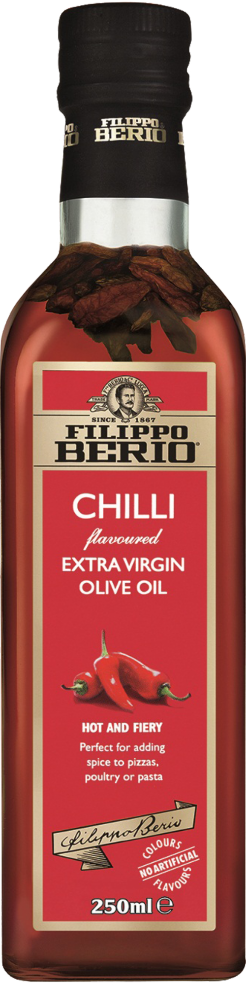 FILIPPO BERIO Extra Virgin Olive Oil -Chilli Flavoured 250ml