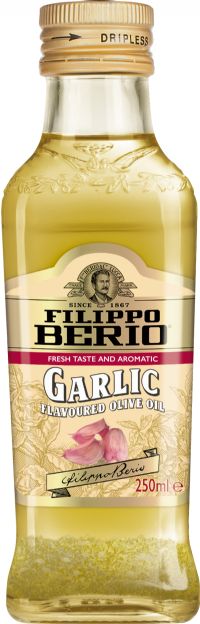 FILIPPO BERIO Extra Virgin Olive Oil -Garlic Flavoured 250ml (8002210128088)