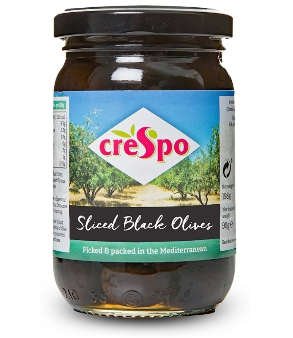 CRESPO Sliced Black Olives 198g (3076820446370)
