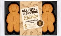 BAKEWELL AND BROWNE 6 Gingerbread Men 100g