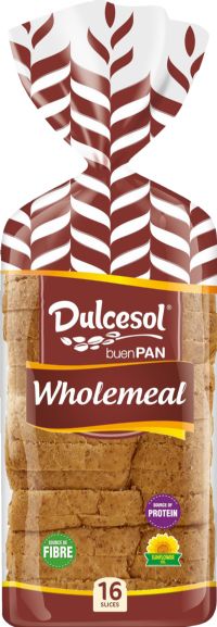 DULCESOL Sliced Bread - Wholemeal 460g