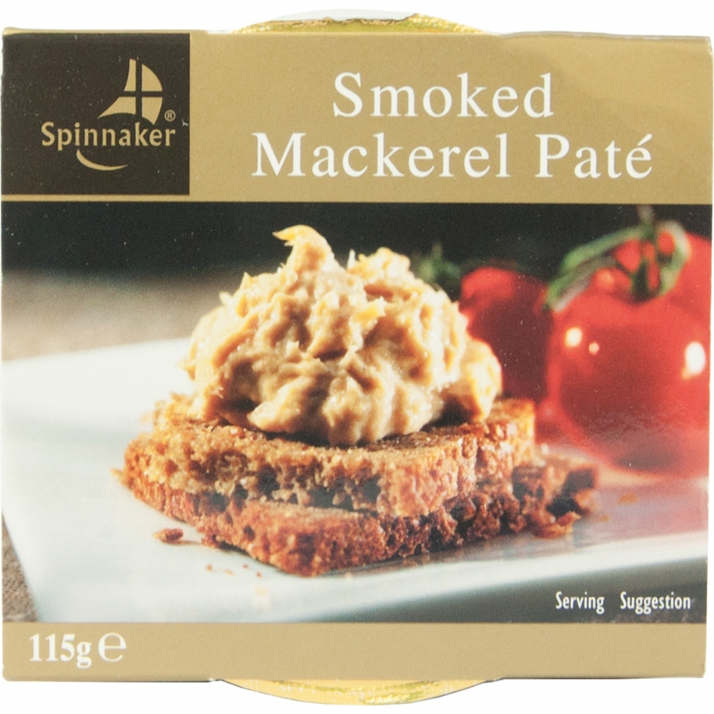 SPINNAKER Smoked Mackerel Pate 115g (5037124080033)